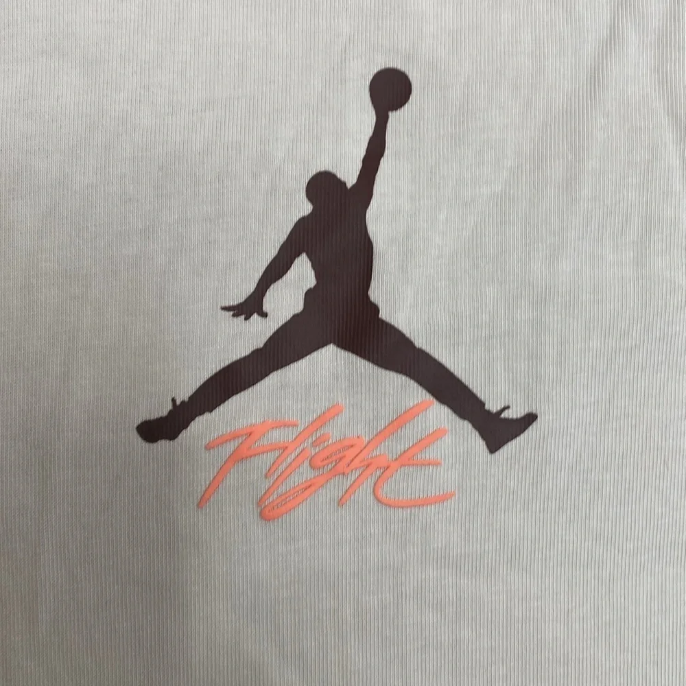 Air Jordan Flight Heritage Light Bone T-Shirt with Logo
